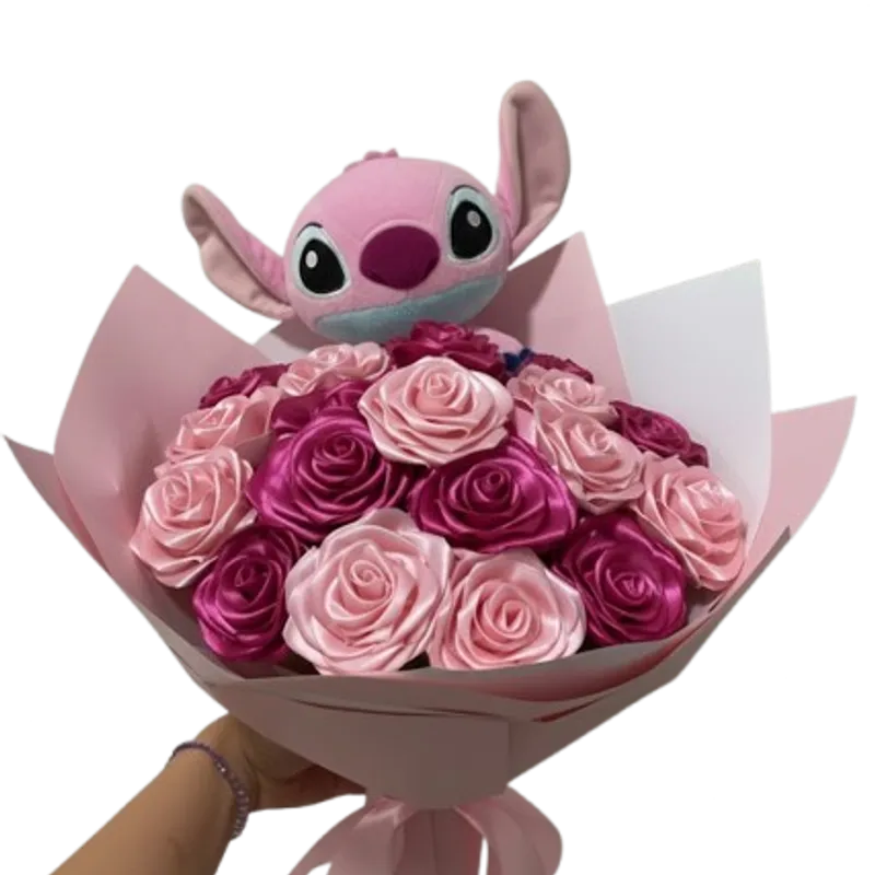 Stitch rozi buket - S