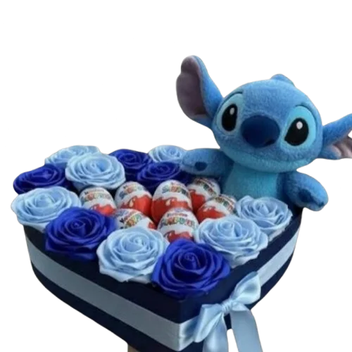Stitch plavi - Kinder u kutiji